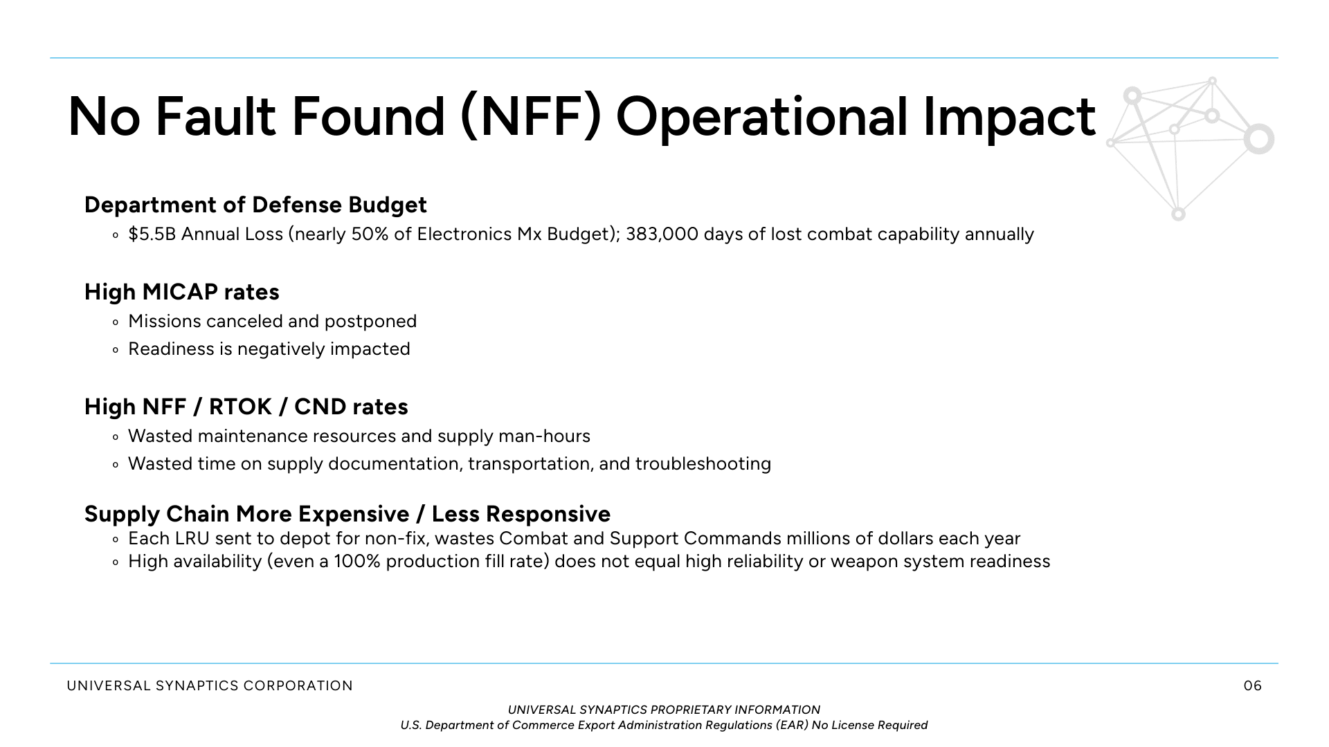 Intermittent Fault Detection (IFD) Brief